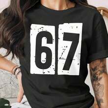 1 Piece Funny T-Shirt With "Let's Get Meme" Meme Print - 100% Cotton, Short Sleeve, Casual Crew Neck, Simple Y2K Style With Letter Print, Streetwear, Soft T-Shirts For All Seasons - Unisex, For Everyday Wear On Campus, 180g 100% Cotton - Black-3 - 查看 11