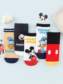 1/5 Đôi tất cổ ngắn nữ Disney - Họa tiết hoạt hình dễ thương Mickey và Donald Duck với logo tiếng Anh, đơn giản, đa năng - Phù hợp cho cả nam và nữ, làm quà tặng và mặc hàng ngày. - Nhiều màu - Xem 9