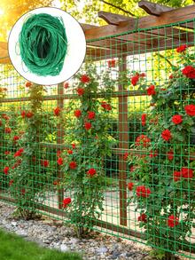Weather-Resistant Waterproof PVC Gardening Trellis - Outdoor Plant Support Rack With Sturdy Vertical Posts And Open Weave Structure, Suitable For Vines, Ivy, Beans Etc., Easy To Install In Flower Beds, Vegetable Gardens And Balconies, Low Maintenance (Excluding Stand) - Multicolor - View 2