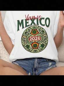 Camiseta de la Copa Mundial de México, Camiseta de Talavera, Mundial Mexicano, Camisetas de la Copa Mundial, Camisetas Mexicanas, Camisetas Latina, Camisetas Deportivas, Camisetas de Fútbol - Blanco - Ver 1
