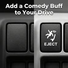 5pcs/Set Funny "Ejection" Button Stickers For Car Dashboard, Interesting Decorative Stickers, Gifts For Car Enthusiasts - Decorative Stickers - View 7