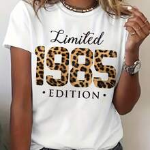 Printed T-Shirt For Men And Women - White - View 1