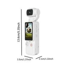 Handheld Sports Camera, 180° Rotating Lens, Auto Focus, Suitable For Vlogging. Compact And Portable, Ideal For Outdoor Recording, Easily Capture Every Moment - Multicolor - View 3