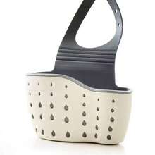 1pc Sink Hanging Drain Basket With Silicone Storage Box, Adjustable Strap, Can Hold Sponge, Also Suitable As Faucet Hanging Basket, Ideal For Kitchen Sponge And Cloth Storage - Multicolor - View 13