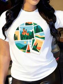 Women T-Shirts - White - View 6