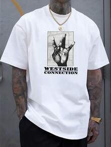 Men Outdoor Tees & Tanks - 白色 - 查看 1