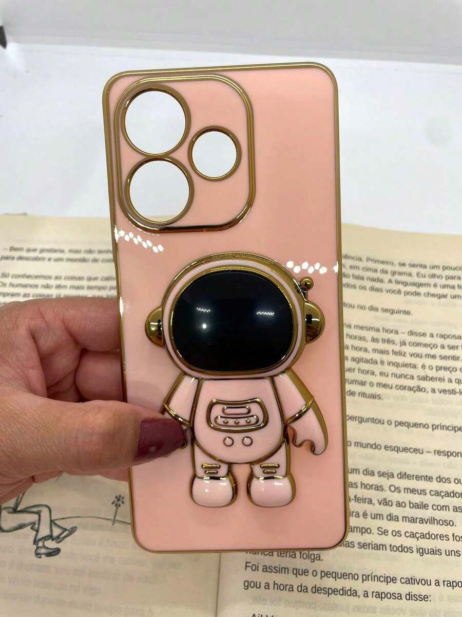 Phone Case Compatible With Oppo A5 Pro 5G Astronaut Design. - Baby Pink - View 1
