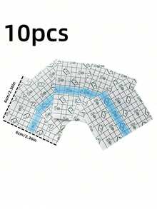 100/200/300/500 chiếc Bảng pha chế mỹ phẩm cầm tay dùng một lần Phụ kiện trang điểm Dụng cụ trang điểm - Nhiều màu - Xem 13