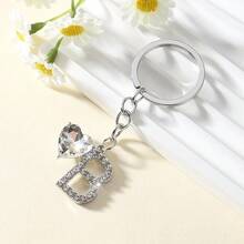 1pc English Letter Keychain, Popular Letter Car Key Chain, Women Accessory Bag Pendant, Holiday Gift - Letter Keychain - View 25