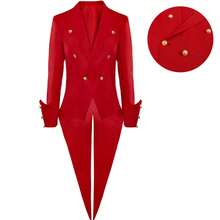 Stage Dance Wear - Red Tailcoat - View 2