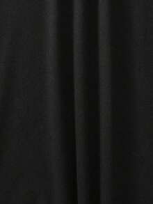 Camiseta LUNE para Mujer con Estampado de Gato Divertido, Hombros Caídos, Estilo Holgado, Casual y Versátil, Camiseta Y2k - Negro - Ver 4