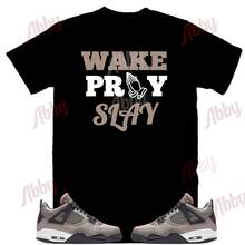 Camiseta de deporte Airs Jordans Retro 4 Taupe Haze, camiseta Retro 4 Taupe Haze, camiseta Taupe Retro 4 - forma - Ver 1
