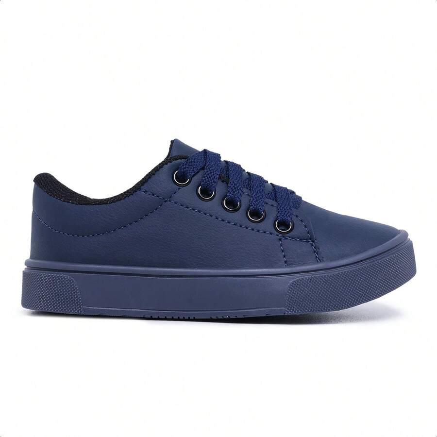 Boys' Comfortable Basic Lightweight School Sneakers - Blue/SolaBlue - View 1