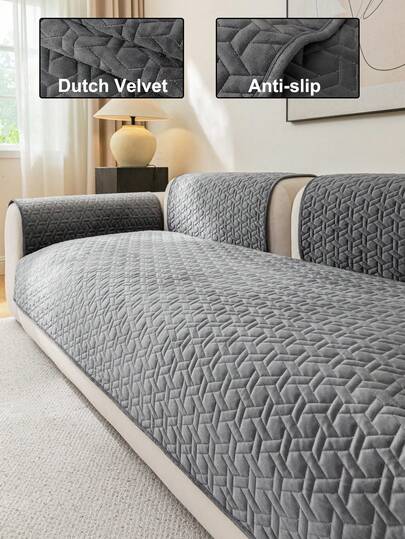 1 bộ bọc ghế sofa bằng nhung màu trơn, thoáng khí và mềm mại cho mùa xuân/hè, có thể giặt máy, thân thiện với thú cưng, bền bỉ cho mọi mùa, phù hợp với bọc tay vịn và tựa lưng ghế sofa 1/2/3/4 chỗ ngồi.