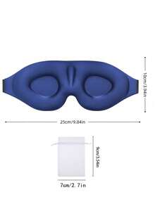超柔軟3D遮光睡眠眼罩，緩解失眠，男女通用，學生午睡眼罩，適合旅行、長途飛行小睡 - 彩色 - View 7