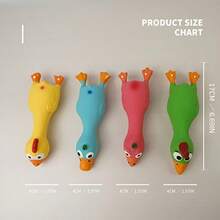 1 món đồ chơi bằng cao su latex có tiếng kêu cho mèo/chó - Bộ kết hợp hình chim hồng hạc, , Đồ chơi bóp mềm hình pho mát, Đồ chơi bóp mềm hình bánh bao, Đồ chơi giảm căng thẳng, Đồ chơi bóp mềm - Đồ chơi cho thú cưng - Xem 4