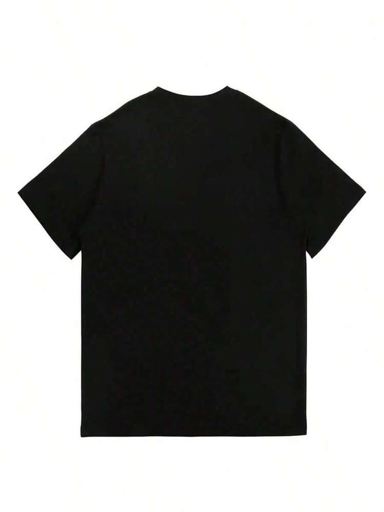 Camiseta de Diseño Original para Hombre 100% Algodón|   Camiseta de manga corta y cuello redondo, suave y transpirable, con un llamativo estampado "Boston", adecuada para todas las estaciones, lo que la convierte en una opción ideal para uso casual y días festivos como Navidad, Pascua, Halloween y Acción de Gracias. - Azul - Añade 10