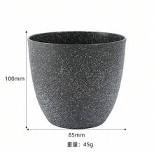 1个哑光仿石花盆，室内花盆，陶瓷花盆，花瓶，阳台植物盆，家居装饰，大容量植物生长栽培盆，室内装饰花瓶 - 升級款 - 查看 32