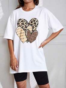 GiftLetras Casual Polyester T-Shirt Office Home Sport Soft - 白色的 - 查看 4