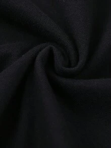 Camiseta 100% algodón con estampado de letras "ME VS ME" para uso en casa, informal, a la moda, versátil, para ir al trabajo, hacer deporte y uso diario. Camiseta cómoda, de algodón puro y de peso pesado. - Negro - Ver 7