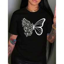 Women T-Shirts - Black - View 8