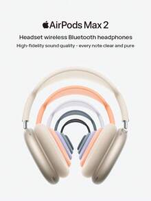 Apple AirPods Max 2（2026款），搭載H2晶片，頭戴式無線藍牙耳機，支援主動降噪，高傳真音質，持久續航 - 查看 1