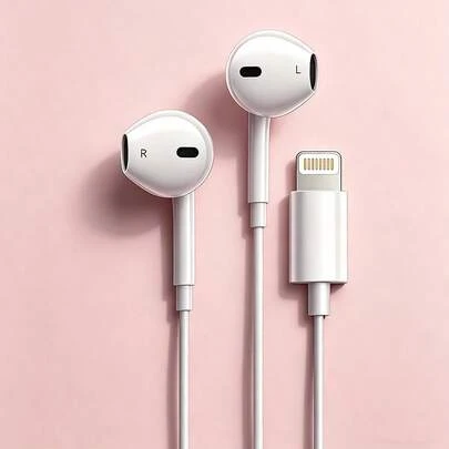 In-Ear Headphones/Earbuds Compatible With IPhone Pro/14/13/12/11/X, Bluetooth/Wired Earphones With Lightning Connector, Wired Earphones With Remote Control For Music & Calls, Built-In Microphone & Volume Control, Suitable For IPhone 14/13/12/11 Pro Max/Xs/Xr/X/7/8 Plus
