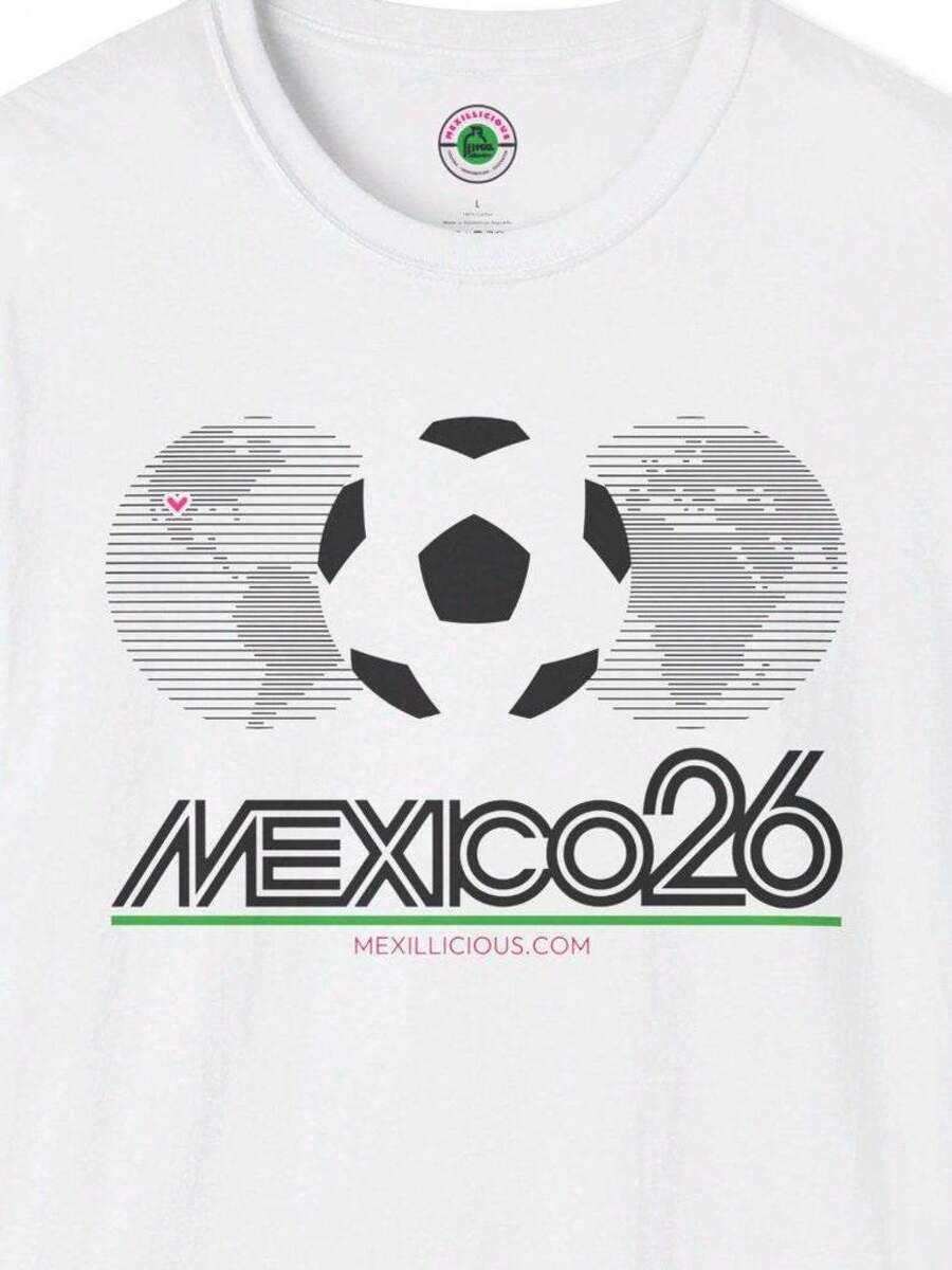 Camiseta de la Copa Mundial de México 2026 | Camiseta Retro de Fútbol - Negro - Ver 1