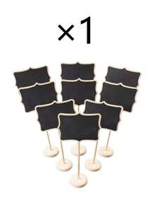 6pcs Desktop Chalkboard Labels - Vintage-Style Erasable Mini Chalkboards With Stands. Ideal Decorative Tags For Holiday Parties, Home Bars, Cakes, And Floral Arrangements. Perfect For Use At Birthday Parties, Graduation Parties, Themed Events, Anniversaries, Wedding Ceremonies, Housewarming Parties, Bridal Showers, And More. - Multicolor - View 11