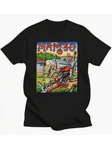 Men's T-Shirt With Simple Letter Print, Versatile Round Neck Top, Urban Casual Style, The Boston EST 1997, Short Sleeve Men's, New Summer T-Shirt, Blouses For Women, Casual Blouses For Women, Tops For Women, Tops, Unisex. - 黑色 - 查看 6