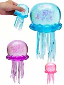 Đồ chơi bóp mềm Needoh Nice Cube Swirl hình sứa nhiều màu, bộ sưu tập đồ chơi fidget đàn hồi chậm, đồ chơi bóp mềm dạng thạch đàn hồi chậm, hộp mù, bóng cao su mềm giảm căng thẳng, thiết bị giảm áp lực ngón tay cho văn phòng và gia đình, đồ chơi giảm lo âu, trang trí bàn làm việc thẩm mỹ cao, phù hợp cho tiệc sinh nhật, quà tặng lễ hội, vật phẩm làm đầy túi quà, phần thưởng tiệc, quà tặng nhỏ giảm căng thẳng - Nhiều màu - Xem 7