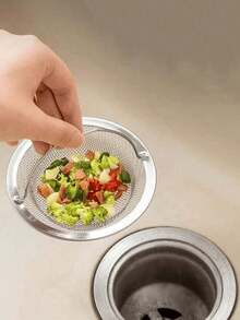 3/1pc Stainless Steel Sink Strainer, Kitchen Accessory, Fits Most Sink Drains, Food Collector, Sink Filter, Steel Sink Strainer, Birthday, Kitchen, Kitchen Accessory, Autumn Decor - View 6