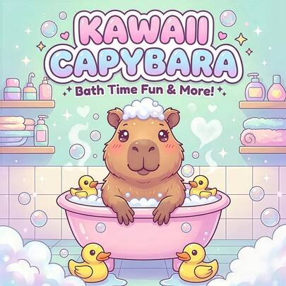 Sách tô màu hình chuột lang nước (Capybara) gồm 24 trang, với những hình minh họa dễ thương, giúp thư giãn, giảm căng thẳng và thỏa sức sáng tạo! Món quà lý tưởng cho sinh nhật, ngày lễ và bất kỳ dịp đặc biệt nào, sự lựa chọn hoàn hảo cho những người yêu thích tô màu.