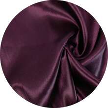 Tecido Cetim Charmousse Com Elastano Lycra 1,50m De Largura Cetim  Branco Vermelho Preto Barato Seda Anti Frizz - Marsala-25 - Visão 2