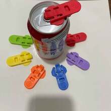 5个/10个随机颜色手持饮料瓶起子，简易啤酒/汽水罐起子，带防尘盖 - 查看 3