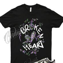 Camiseta BROKEN a juego con Dunk Low Next Nature WMNS Floral Tapestry Phantom Black Light Magenta Pink Foam Chlorophyll Vanilla Lilac Lavender - forma - Ver 1