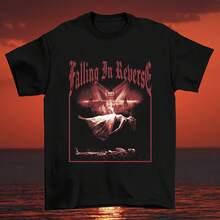 Falling In Reverse Band Gift For Fan Unisex T Shirt Full Size S-5XL - Black - View 1