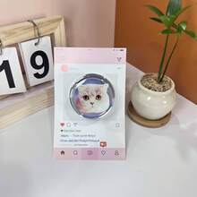 1 cái giá đỡ điện thoại hình mèo dễ thương có thể thu gọn, giá đỡ điện thoại in hình mèo dễ thương có thể mở rộng, giá đỡ đa năng có thể thu gọn, giá đỡ chống trượt dạng vòng đeo ngón tay cho điện thoại thông minh, quà tặng Ngày của Mẹ. - Nhiều màu - Xem 6