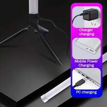 1pc 103cm Tall RGB Tripod Floor Lamp, 16 Million Color Gradient Dynamic Ambient Light, Scratch-Resistant PC Lampshade + Sturdy Metal Tripod, Includes USB Cable + Remote Control, Suitable For Bars, Pubs, Parties, Birthdays - MultiWarna - View 8