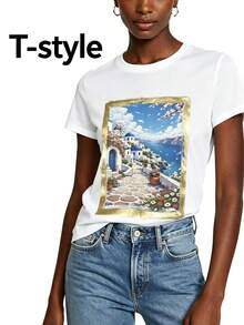Women T-Shirts - White - View 8