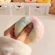 2 PCS 2026 Hot Selling Gradient Crispy Wax Squeeze Ball, Slow Rebound Textured Squishy Fidget Toy, Premium Wax Coated Decompression Ball With Satisfying Crunch Sound, Flexible Moldable Handheld Stress Reliever, Tactile Sensory Accessory For Anxiety & Tension Relief; Palm-Sized Portable Relaxation Gadget, Gradient Aesthetic Desktop Decor For Home, Office And Classroom, Durable Reusable Pressure Release Ornament, Skin-Friendly All-Age Squishies For Kids, Teens And Adults,  Self-Care Essential, Versatile Gifting Option For Birthdays And Multi-Holiday Presents, Chic Party Favors, Fun Sensory Play Prop, Practical Mood Calming Toy To Soothe Irritability, Alleviate Fatigue And Stabilize Daily Negative Emotions - 彩色 - 查看 9