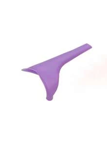 1pc Women's Portable Silicone Vertical Urination Funnel, Outdoor Emergency Urination Tool, Reusable Female Standing Urination Device - Multicolor - View 14