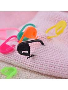 120pcs/Box Fabric Crochet Stitch Markers With Storage Box, Suitable For Knitting, Crochet And Handmade Sewing Tools (10 Colors Randomly Shipped) - A - View 5