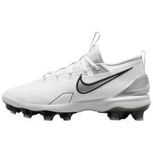 Nike Force Trout 9 Elite MCS FZ0884-102 Mens White Molded Baseball Cleats LIQ602 - White - View 3