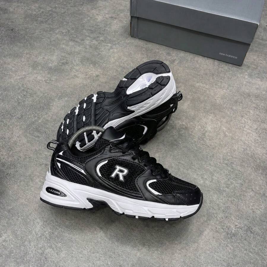Retro Casual Sneakers 530 Unisex Comfortable Gym Shoes Mother's Day Promotion - 530 ĐEN - Xem 1