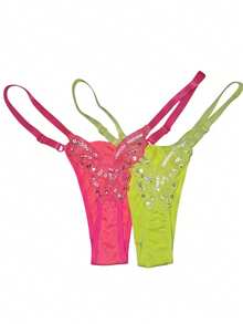Rosa Neon e Amarelo Neon