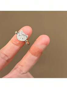 SANRIO 1 pieza Anillo elegante y brillante con diseño de Hello Kitty en estilo lindo y exclusivo, de diseño de moda elegante y divertido para mujer - Multicolor - Ver 9