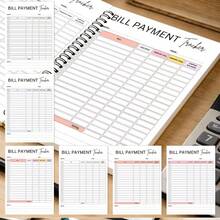 Cuaderno de 63 páginas para registro de facturas del hogar, registro de gastos, gestión financiera, seguimiento de ingresos y gastos, adecuado para uso doméstico, escolar y empresarial, compatible con seguimiento de gastos diarios, resumen financiero mensual, análisis de ingresos y gastos, control presupuestario - A5 - Ver 4