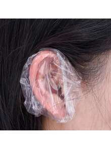 Tai nghe chống nắng dùng một lần, trong suốt, co giãn, bảo vệ tóc khi tắm, chống thấm nước, làm từ nhựa. - Nhiều màu - Xem 5