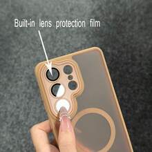 Galaxy S26Ultra S25Ultra S24Ultra S23Ultra A56 A16 A17 A36 A26 A16 A37 A57 S24 S23FE Plus A55 A35 A54 A15 S25 S24 S23 及其他機型適用 高階磨砂親膚手機殼，全方位相機保護、內置鏡頭膜、柔軟觸感、防指紋、支援無線充電、防摔設計 - 沙漠色 - 查看 4